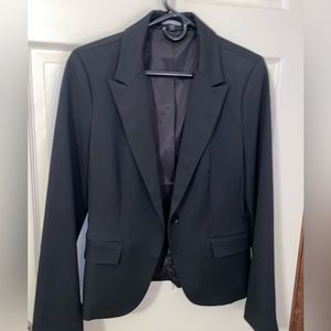 Express black blazer single button
